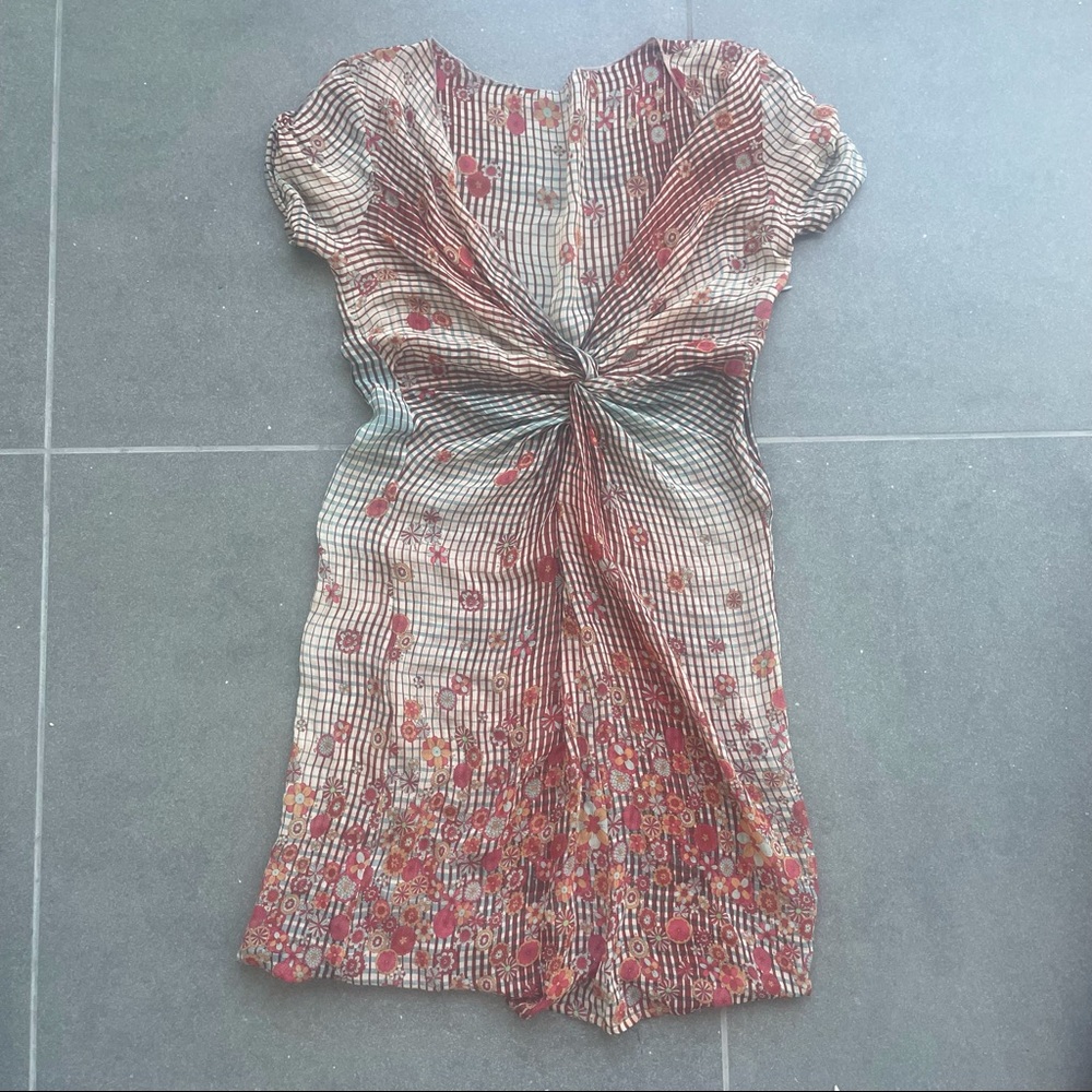 Vintage sheer silk dress